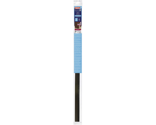 Tesa samolepiace kefové tesnenie dverí pre hladké a mierne nerovné podlahy, 100 krát 3,7 centimetrov, možnosť skrátenia na požadovanú dĺžku.