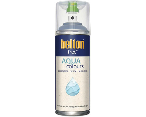 Bezfarebný lak Belton Free Aqua Colours hodvábne lesklý v spreji