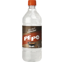 Gélový podpaľovač PEPO v 1 litrovej fľaši na zapálenie grilu a krbu