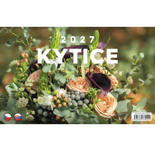 Nástenný kalendár 2027 s motívom kytice