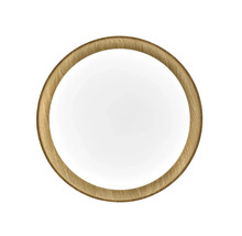 Okrúhle LED stropné svietidlo s rámom v dekore dreva do obývacej izby alebo chodby