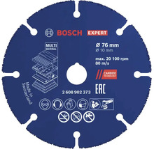 Deliaci kotúč Bosch Expert MultiMaterial, priemer 76 milimetrov, upínanie 10 milimetrov pre uhlové brúsky.