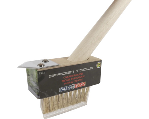 Talen Tools kefa na škáry s násadou na odstraňovanie machu a buriny z dlažby