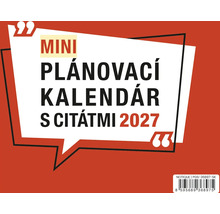 Mini plánovací kalendár s citátmi na rok 2027