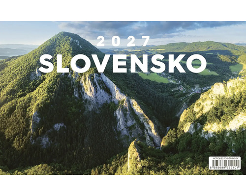 Nástenný kalendár 2027 s horskou krajinou Slovenska