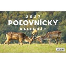 Poľovnícky kalendár 2027 s daňkami na titulnej strane
