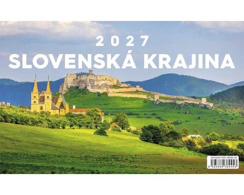 Nástenný kalendár 2027 s motívom Spišského hradu na Slovensku