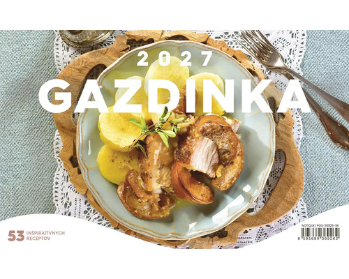 Kuchynský kalendár 2027 Gazdinka s receptami