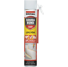 Soudal SoudaBond Easy lepiaca pena v spreji s aplikátorom pre stavbu a montáž