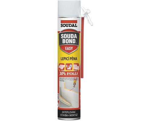 Soudal SoudaBond Easy lepiaca pena v spreji s aplikátorom pre stavbu a montáž
