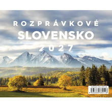 Nástenný kalendár 2027 s fotografiou zasnežených hôr na Slovensku