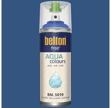 Sprejový lak Belton free Aqua colours matný RAL 5010 horcovomodrá