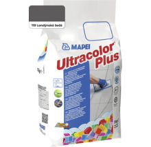 Škárovacia hmota Mapei Ultracolor Plus 5 kilogramov Londýnska šedá