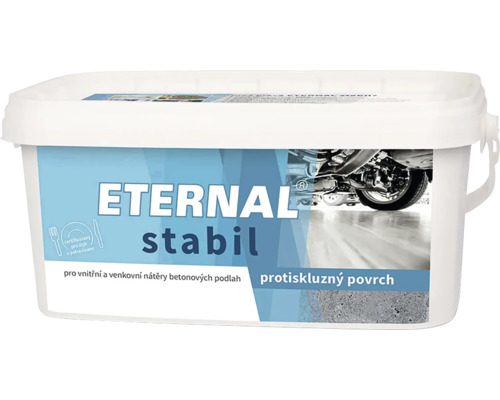 Vedro náteru na betón Eternal Stabil pre vnútorné aj vonkajšie použitie, protišmykový povrch