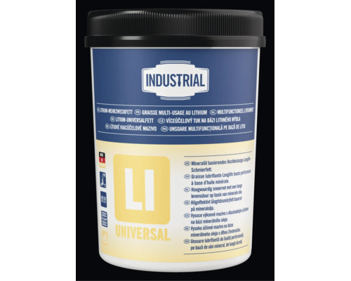 Dóza lítiového viacúčelového maziva Industrial Universal na rôzne aplikácie.