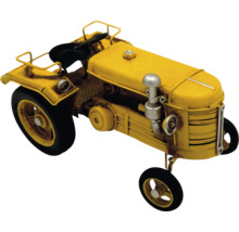Dekoratívna figúrka traktora z kovu ako nostalgický model do interiéru
