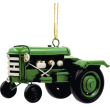 Vianočná ozdoba na stromček v tvare klasického traktora na dekoráciu