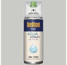 Sprejový lak Belton free Aqua Colours matný svetlo šedý RAL 7035 v spreji