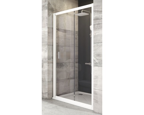 Sprchové dvere RAVAK Blix BLDP2-100 white+Transparent 190x97-101 cm 0PVA0100Z1