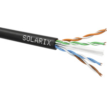 Dátový kábel Solarix so štyrmi pármi krútených vodičov a plastovým separátorom