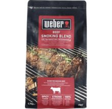 Udiaca zmes Weber Beef Smoking Blend na hovädzie mäso, znovu uzatvárateľné vrecko s obsahom 0,7 kilogramu.