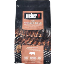 Údiaca zmes Weber Pork Smoking Blend na bravčové mäso, 0,7 kilogramové uzatvárateľné balenie.