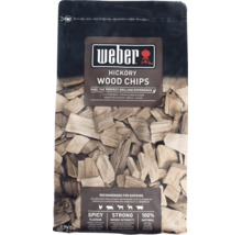 Údiaca štiepka Weber Hickory 0,7 kilogramu v uzatvárateľnom vrecku na grilovanie