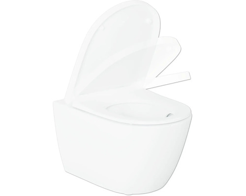 Závesné WC z keramiky so sedadlom vrátane poklopu