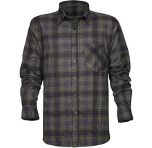 Flanelová košeľa URBAN, čierna, veľkosť 47-48-thumb-0