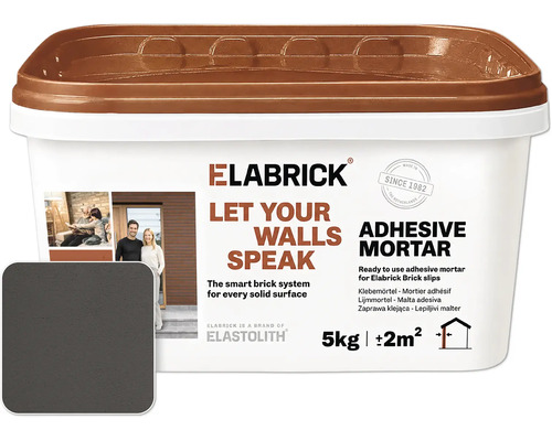 Elabrick lepiaca malta 5 kilogramové balenie pre tehlové obklady