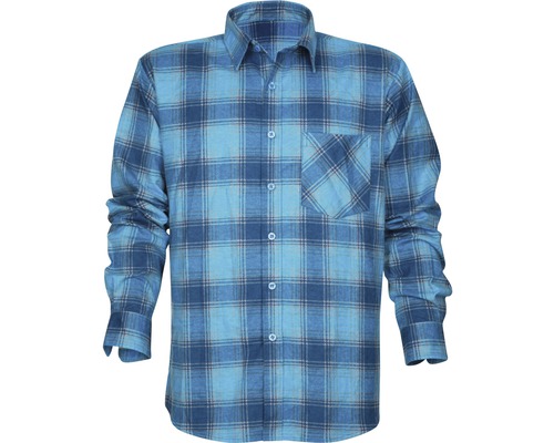 Flanelová košeľa URBAN, modrá, veľkosť 39-40