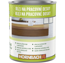 Plechovka s olejom na pracovné dosky pre ochranu drevených povrchov s logom Hornbach