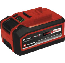 Akumulátor Einhell Power X Change 18 Volt Lithium Ion s kapacitou 6 Amperehodín a indikátorom stavu nabitia