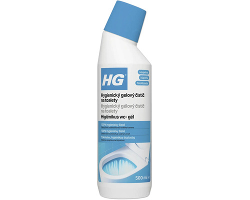 HG hygienický gélový čistič na toalety 500 mililitrov