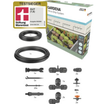 Sada GARDENA Micro Drip System pre vyvýšené záhony a riadky s príslušenstvom na zavlažovanie a ocenením Stiftung Warentest