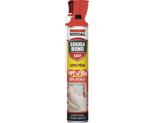 Lepiaca pena Soudal Souda Bond Easy v spreji pre stavebné a montážne práce.