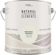 Vedro s hlinenou farbou StyleColor Natural Elements v odtieni Múdrosť svetlosivá pre interiérové maľovanie stien.