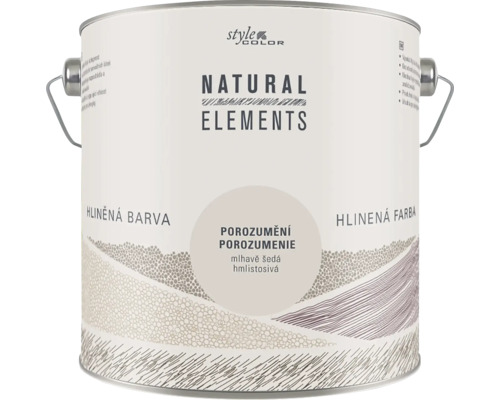 Plechovka s hlinenou farbou odtieň hmlistosivá od značky Style Color Natural Elements