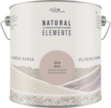 Dóza s hlinenou farbou StyleColor Natural Elements v odtieni Sila pastelovofialová
