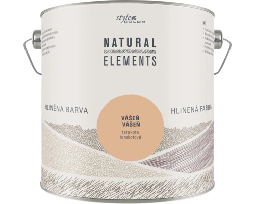 Hlinená farba Style Color Natural Elements vášeň terakota v plechovke s uchom