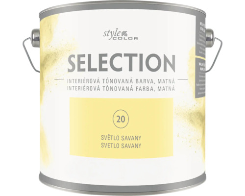 Plechovka farby Style Color Selection matná interiérová farba v odtieni Svetlo savany