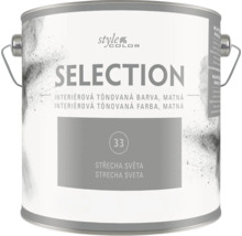 Interiérová tónovaná matná farba Style Color Selection, odtieň Střecha sveta, v plechovke