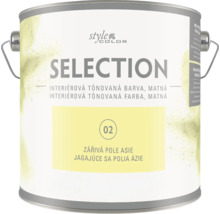 Interiérová tónovaná matná farba StyleColor Selection odtieň Zářivá pole Asie v plechovke