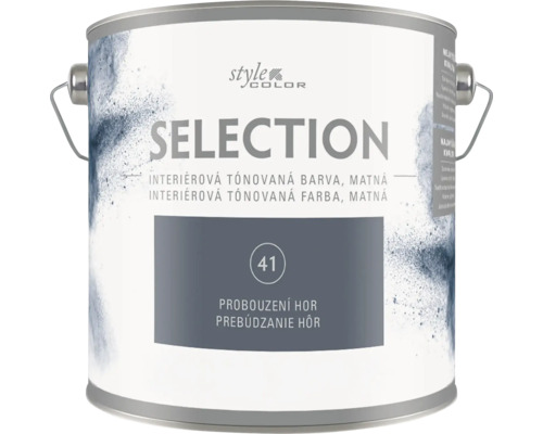 Plechovka interiérovej tónovanej matnej farby Style Color Selection v odtieni 41 Prebúdzanie hôr