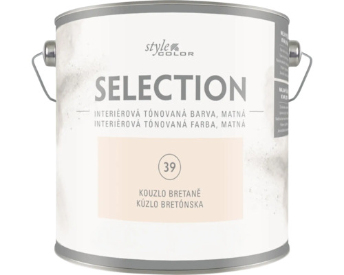 Interiérová tónovaná matná farba StyleColor Selection odtieň Kúzlo Bretónska v plechovke s držadlom