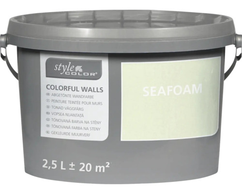 Nástenná farba StyleColor Colorful Walls Seafoam 2,5 litrové vedro na 20 metrov štvorcových