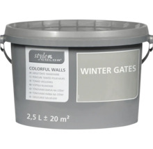 Vedro farby na steny Style Color Colorful Walls v odtieni Winter Gates s objemom 2,5 litra pre 20 metrov štvorcových