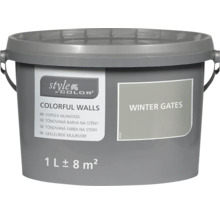 Tónovaná farba na steny Style Color Colorful Walls vo vedre 1 liter odtieň Winter Gates