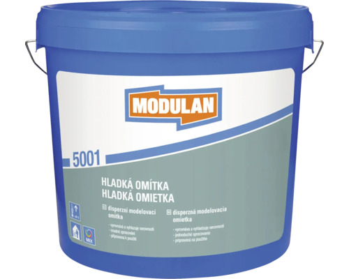 Modulan 5001 disperzná modelovacia omietka v plastovom vedre.