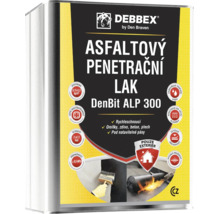 Debbex DenBit ALP 300 asfaltový penetračný lak na murivo a betón v kovovom obale